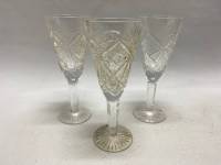 Фужер хрусталь СССР на ножке, 3 шт