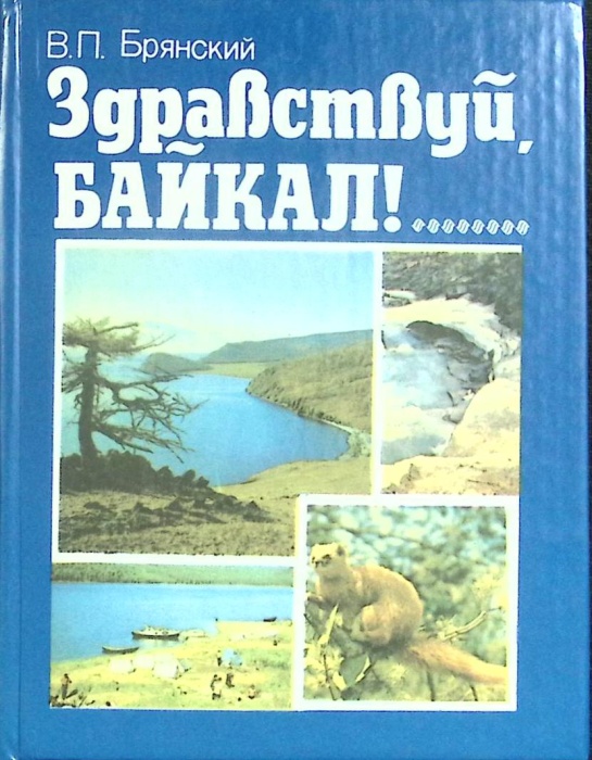 Книга Здравствуй Байкал 1989 В. Брянский Иркутск Твёрдая обл. 285 с. Без илл.