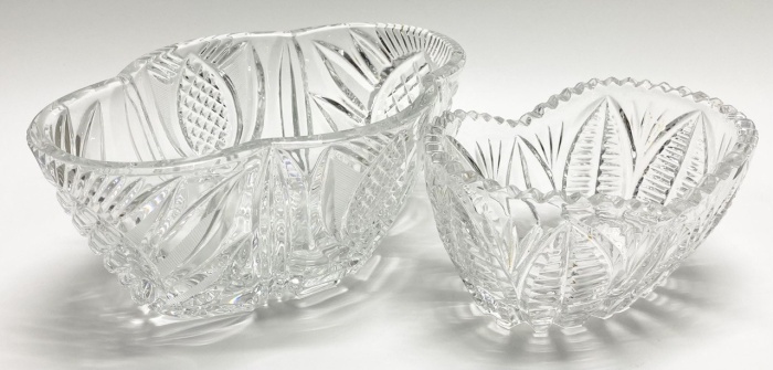 Салатник + ладья СССР хрусталь 