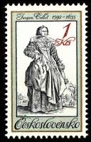 (1983-050) Марка Чехословакия "Кружевной воротник"    Старые костюмы III Θ