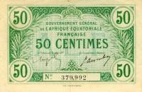 (№1917P-1a) Банкнота Экваториальная Африка 1917 год "50 Centimes"