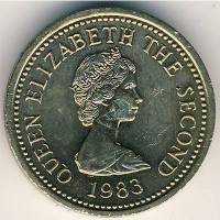 (№1983km59) Монета Джерси 1983 год 1 Pound (Приход Святого Хэллиер)