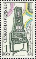 (1974-029) Марка Чехословакия "Пианино-пирамида" ,  III O