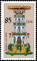 (1987-091) Марка Германия (ГДР) "Пирамида (6)"    Рождество II Θ