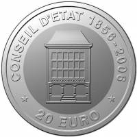 (№2006km102) Монета Люксембург 2006 год 20 Euro (150 лет Государственному Совету)