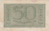 (1939) Банкнота Германия (Оккупация Европы) 1939 год 50 пфенингов    UNC
