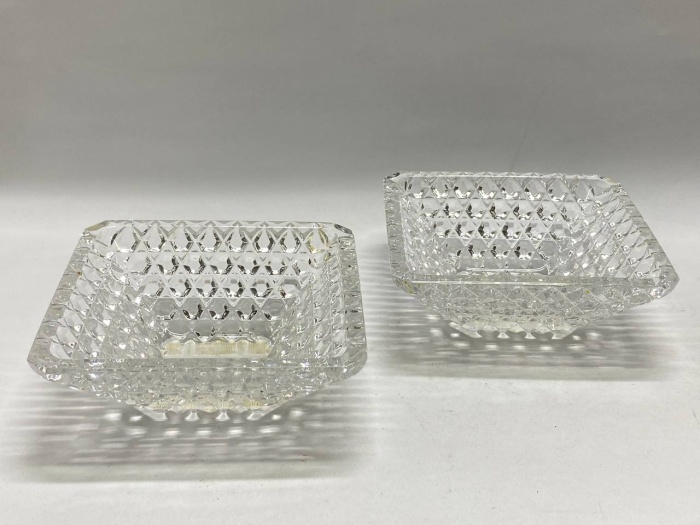 Салатники хрусталь 2 шт (состояние на фото)