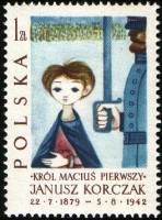 (1962-072) Марка Польша "Король Матиуш I приговорен к смертной казни" , III Θ