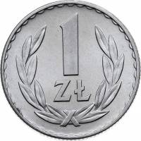 () Монета Польша 1949 год 1  ""   Алюминий  UNC