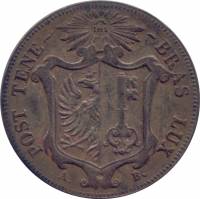 (№1847km134(geneva)) Монета Швейцария 1847 год 10 Centimes