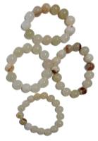 Браслеты, набор 4 шт., оникс, д-8 см. (сост. отл)