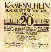 (№1919) Банкнота Австрия 1919 год "20 Heller"