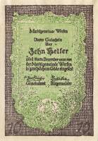 (№1920) Банкнота Австрия 1920 год "10 Heller"