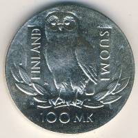 () Монета Финляндия 1990 год 100 марок ""   UNC