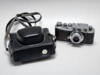 Фотоаппарат плёночный Зоркий с объективом Индустар -22 СССР  