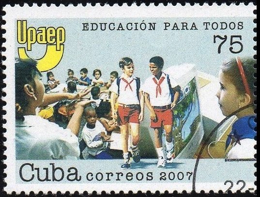 (№4990) Марка Куба 2007 год &quot;Образование 1&quot;, Гашеная