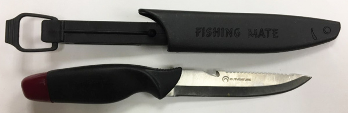 Нож для рыбы &quot;Outventure Fishing mate&quot; в футляре (сост. на фото)