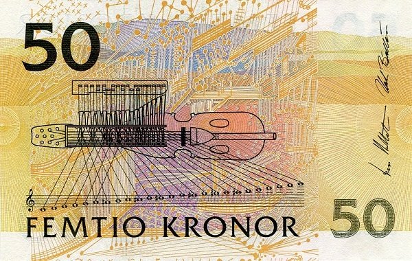 (1996-2011) Банкнота Швеция 2000 год 50 крон &quot;Енни Линд&quot;   UNC