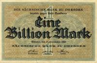 (№1923P-S968) Банкнота Германия 1923 год "1,000,000,000,000 Mark"