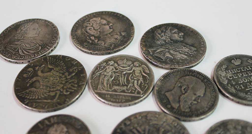 Набор копий редких царских монет (10 штук)