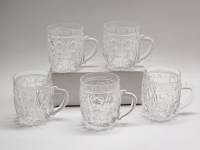 Квасные чайные пивные кружки хрустальные 5 штук СССР редкие