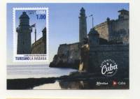 (№289) Блок марок Куба 2011 год "Кастильо-дель-Морро", Гашеный