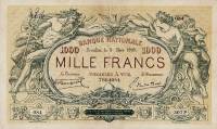 (№1919P-80a.3) Банкнота Бельгия 1919 год "1,000 Francs"