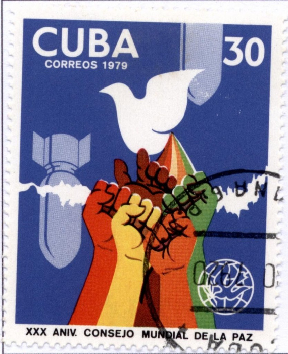 (1979-049) Марка Куба &quot;Голубь мира&quot;    30 лет Всемирного совета мира III Θ