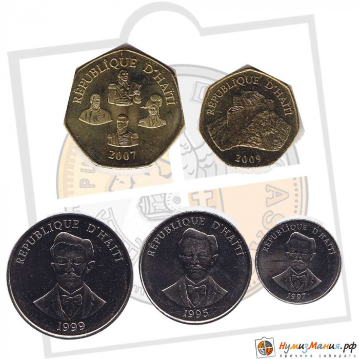 () Монета Гаити 1995 год &quot;&quot;   UNC