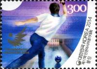 (№2014-3004) Марка Корея Южная 2014 год "17-е Азиатские игры Инчхон 2014", Гашеная
