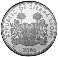 () Монета Сьерра-Леоне 2006 год 1  ""   Медь-Никель  UNC