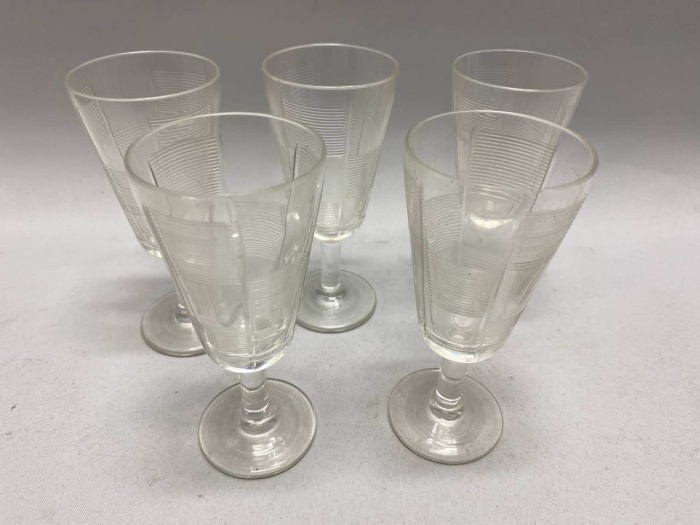 Рюмки хрусталь СССР 5 шт