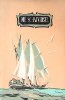 Книга "Остров сокровищ на немецком языке Die Schatzinsel" 1981 . Москва Мягкая обл. 95 с. С ч/б илл