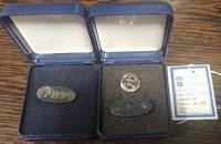 Значок Знак Россия Институт радионавигации и времени (РИРВ) 45 лет 2001 год Фрачник Серебро 925 Игол