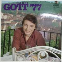 Пластинка виниловая K. Gott Karel Gott' 77 Supraphon 300 мм. Near mint