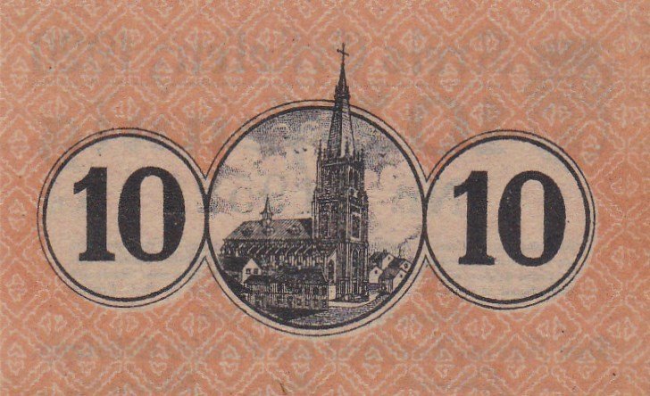 (№1920) Банкнота Германия 1920 год &quot;10 Pfennige&quot;