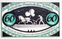 (№1921) Банкнота Германия 1921 год "60 Pfennig"
