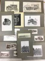 Набор хромолитографий "Трактора", 10 шт. (сост. на фото)