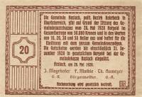 (№1920) Банкнота Австрия 1920 год "20 Heller"