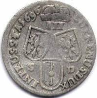 (№1695km602) Монета Германия (Германская Империя) 1695 год 3 Groschen