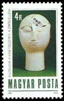 (1988-030) Марка Венгрия "Голова"    Борьба с наркоманией II Θ