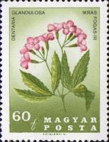 (1967-002) Марка Венгрия "Сердечник"    Цветы Карпатского бассейна. 150 лет со дня смерти Пауля Кита