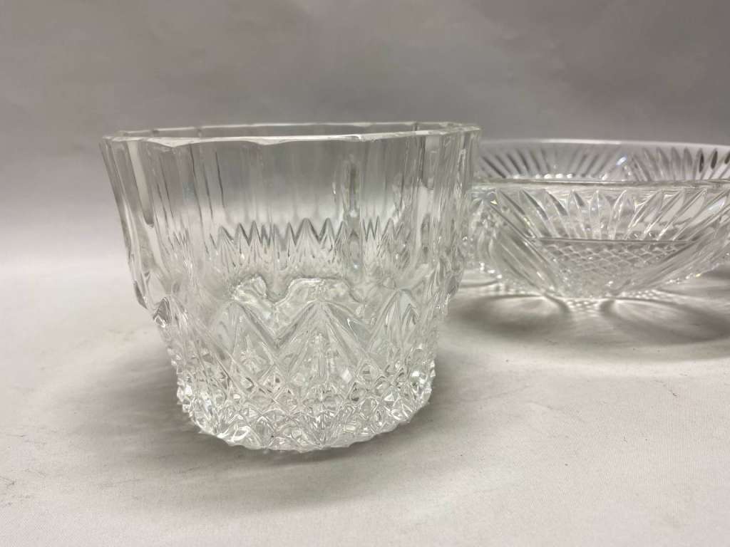 Салатник круглый хрусталь 2 шт СССР