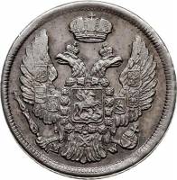 () Монета Польша 1834 год 1  ""   Биметалл (Серебро - Ниобиум)  UNC