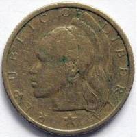 () Монета Либерия 1966 год 25  ""   Медь-Никель  UNC