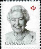 (№2016-3332) Марка из набора Канада 2016 год "Королева Елизавета II", Гашеная