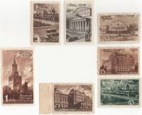 1946-54-59 61 Серия Набор марок 7 шт СССР  Виды Москвы III O