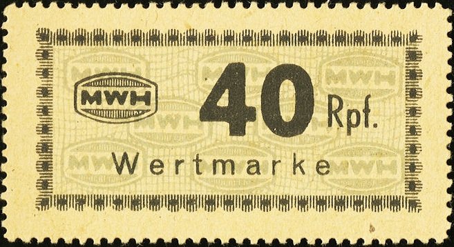 (№2017) Банкнота Германия (Без даты) 40 Reichspfennig&quot;