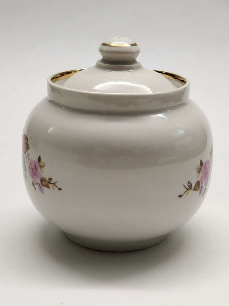 Сахарница фарфор Дулево СССР винтаж 