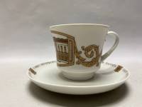 Кофейная пара чашка и блюдце ЛФЗ